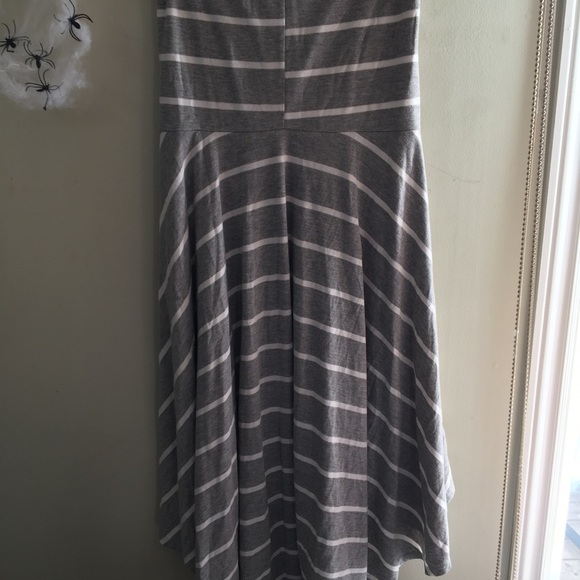 Gray Striped Dress - Picture 4 of 4